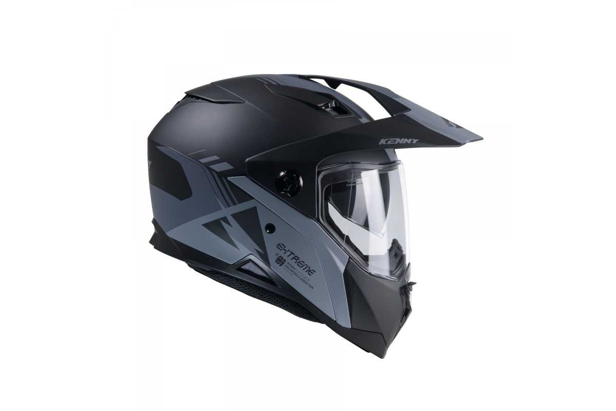 Casque KENNY Extreme Graphic NOIR GRIS MAT