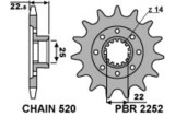 Pignon PBR acier standard 2252 - 520