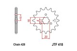 Pignon JT SPROCKETS acier standard 418 - 428