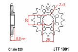 Pignon JT SPROCKETS acier standard 1901 - 520