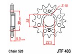 Pignon JT SPROCKETS acier standard 403 - 520