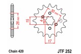 Pignon JT SPROCKETS acier standard 252 - 420