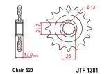 Pignon JT SPROCKETS acier standard 1381 - 520