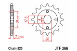Pignon JT SPROCKETS acier standard 266 - 520