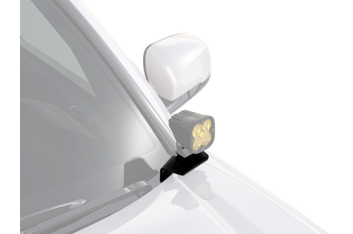 Toyota Tacoma 3rd Gen Ditch Mount A-Pillar Light Brackets (Supports d'éclairage du pilier A)