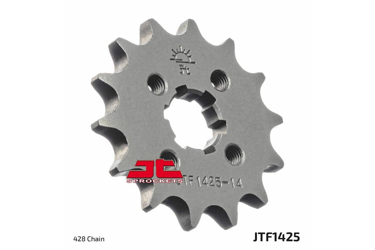 Pignon JT SPROCKETS 13 dents acier standard pas 428 type 1425