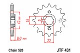 Pignon JT SPROCKETS acier standard 431 - 520