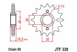 Pignon JT SPROCKETS acier standard 339 - 530