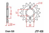 Pignon JT SPROCKETS acier standard 430 - 520