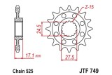Pignon JT SPROCKETS acier standard 749 - 525