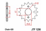 Pignon JT SPROCKETS acier standard 1256 - 420