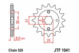 Pignon JT SPROCKETS acier standard 1041 - 520