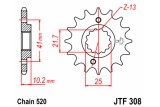Pignon JT SPROCKETS acier standard 308 - 520