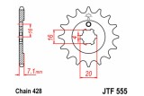 Pignon JT SPROCKETS acier standard 555 - 428