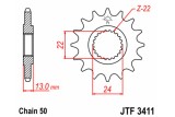 Pignon JT SPROCKETS acier standard 3411 - 520
