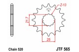 Pignon JT SPROCKETS acier standard 565 - 520