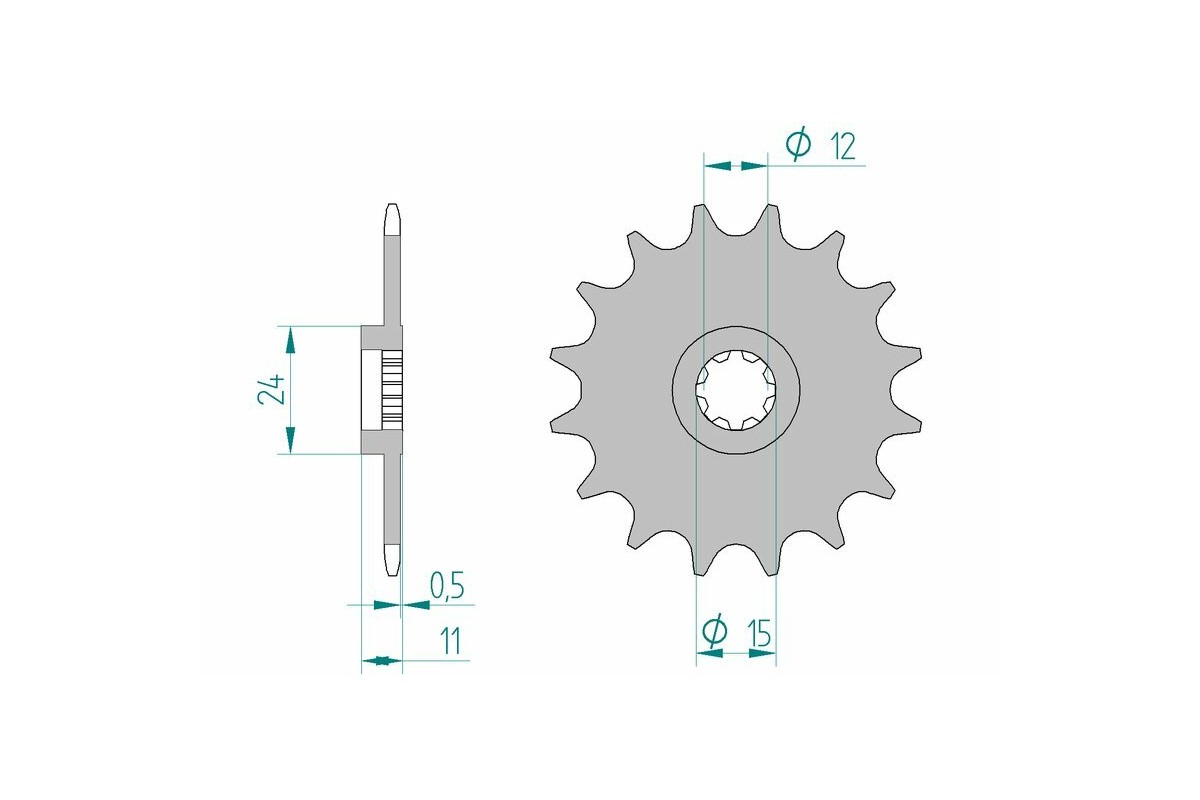 Pignon AFAM acier standard 94100 - 415