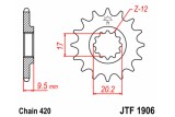 Pignon JT SPROCKETS acier standard 1906 - 420