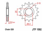 Pignon JT SPROCKETS acier standard 1592 - 520