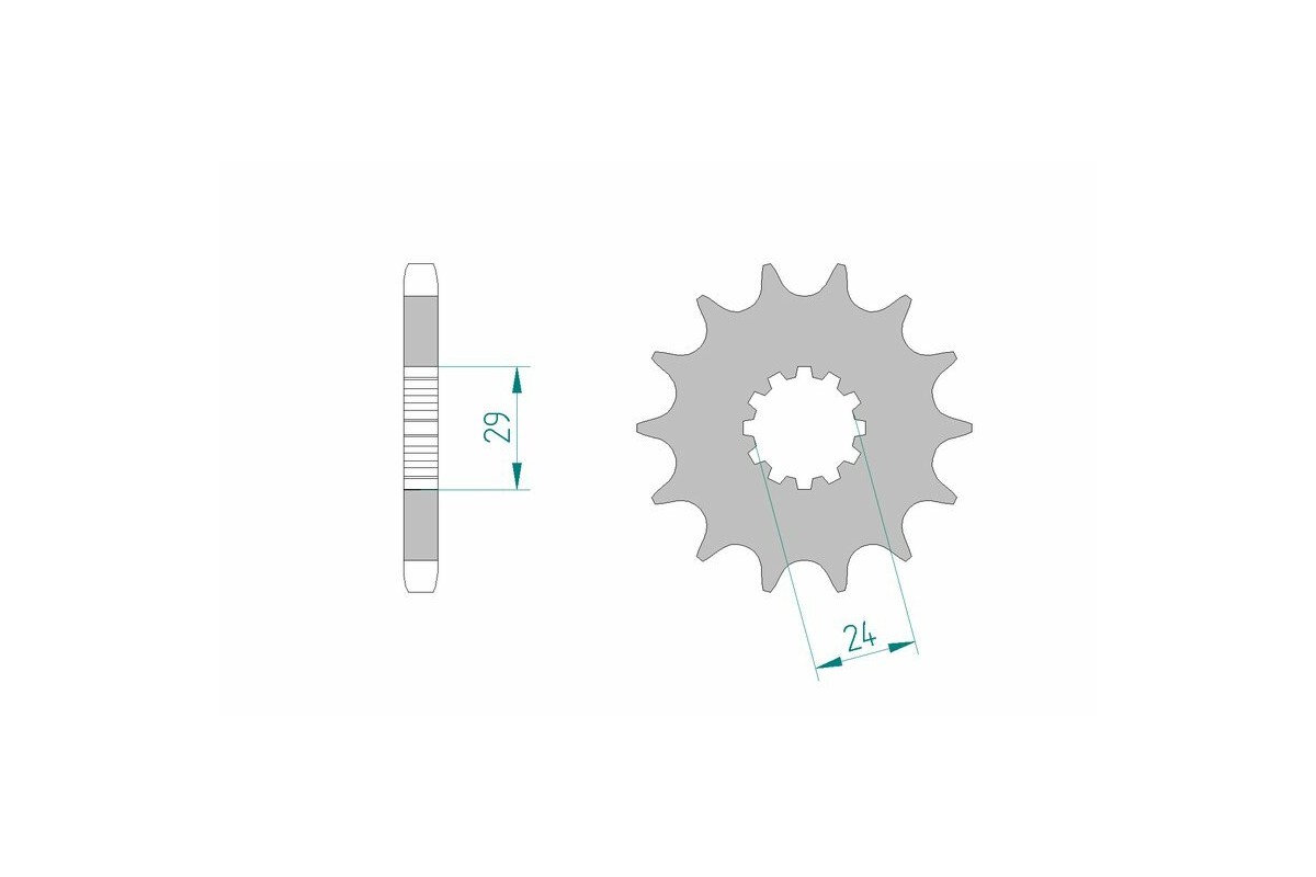 Pignon AFAM acier standard 24601 - 530