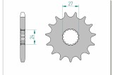 Pignon AFAM acier standard 22900 - 530