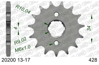 Pignon AFAM acier standard 20200 - 428