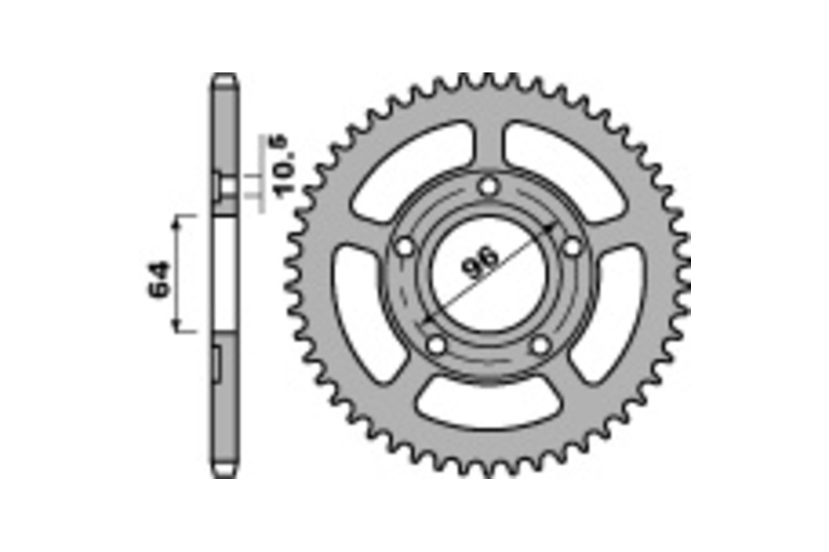 Couronne PBR acier standard 242 - 428