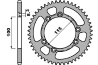 Couronne PBR acier standard 4370 - 428
