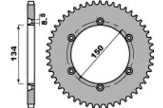 Couronne PBR acier C45 standard 4330 - 428