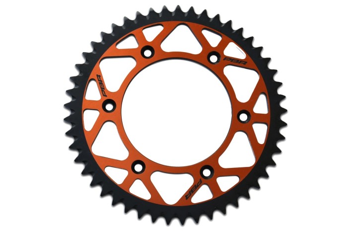 Couronne PBR Twin Color aluminium ultra-light anti-boue anodisé dur 4649 - 520