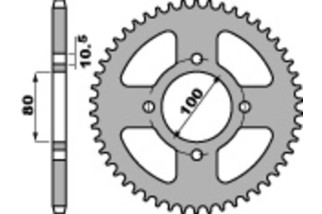 Couronne PBR acier standard 4533 - 428