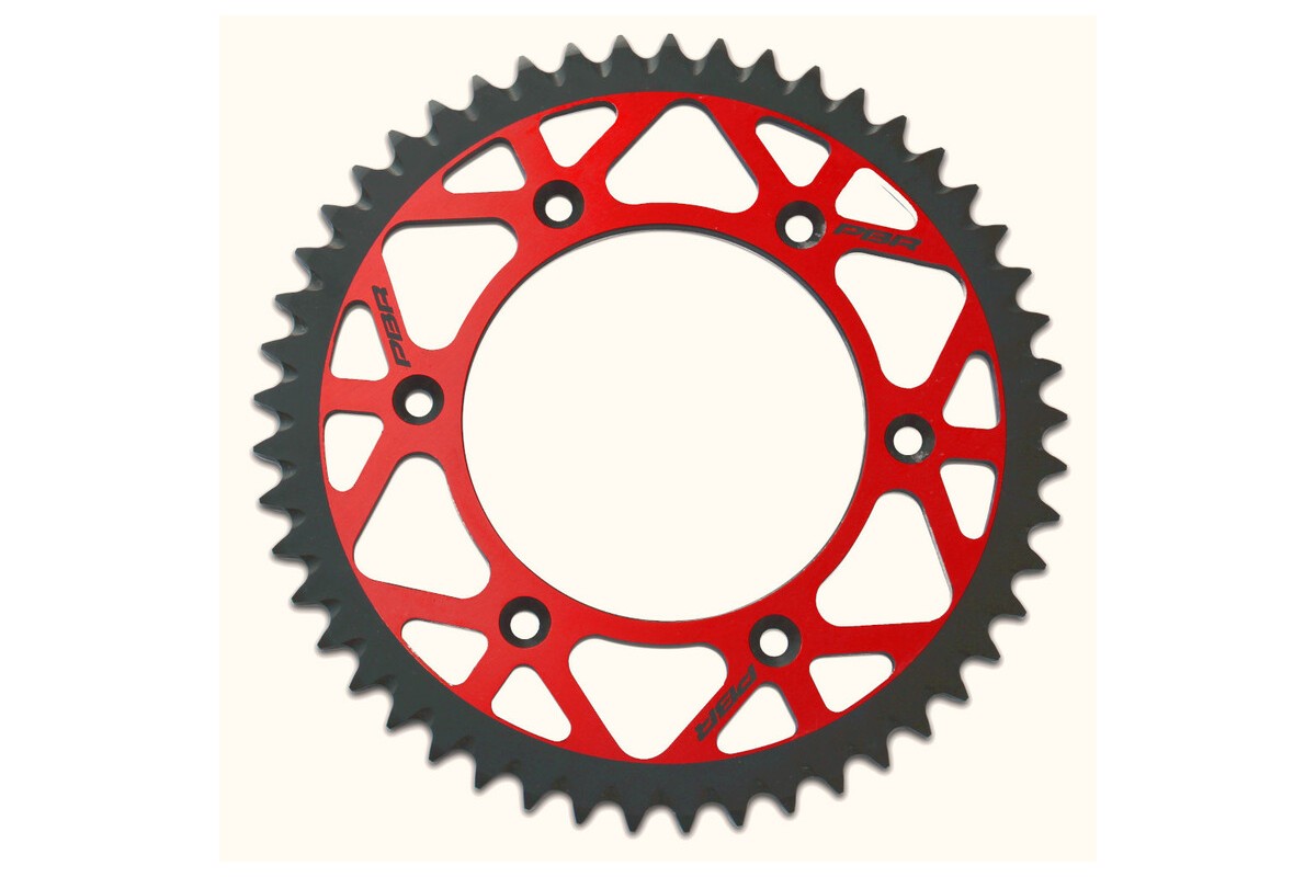 Couronne PBR Twin Color aluminium ultra-light anti-boue anodisé dur 289 - 520