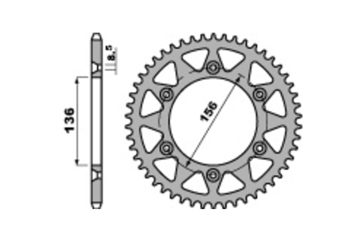 Couronne PBR aluminium Ultra-Light 702 - 520