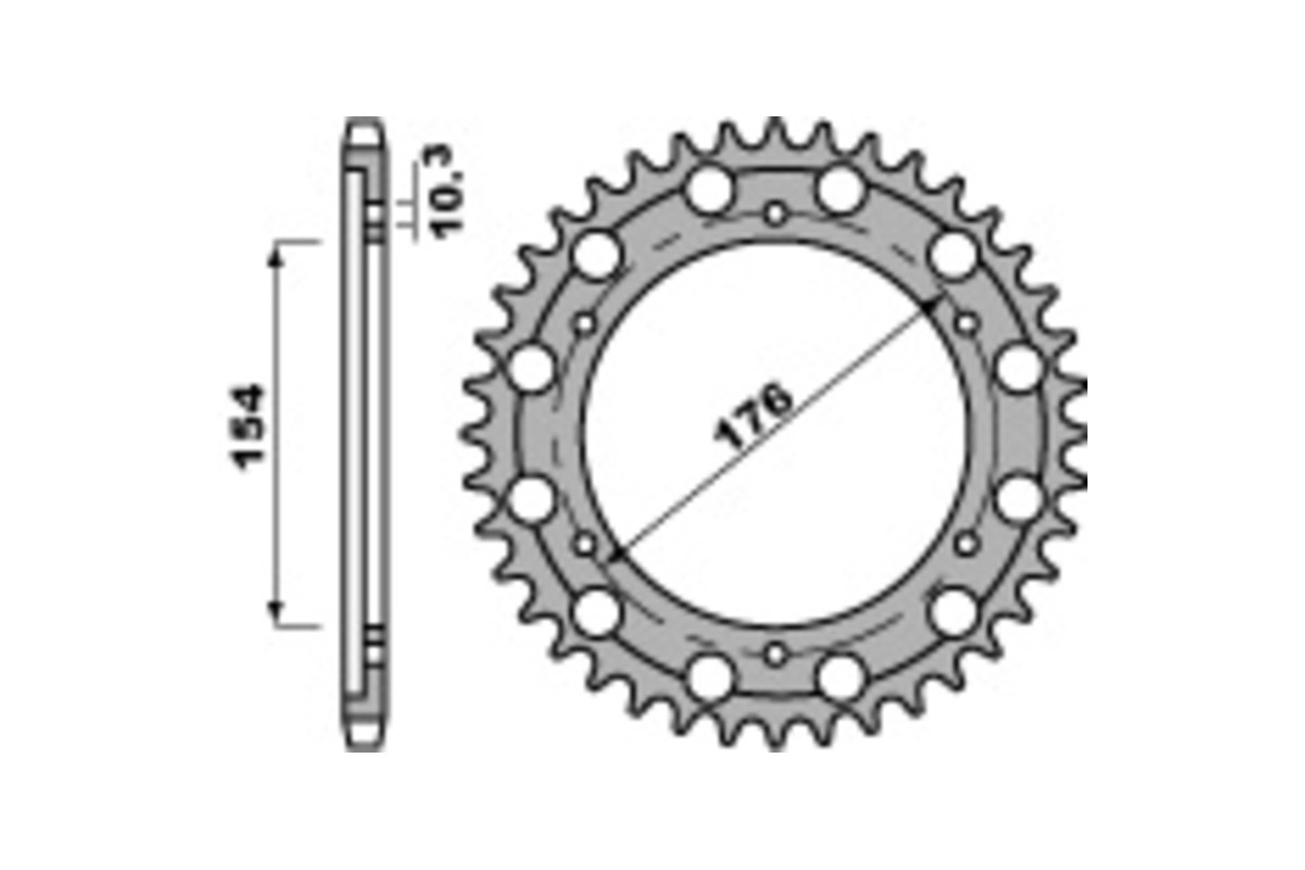 Couronne PBR acier C45 standard 4562 - 530