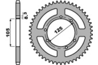 Couronne PBR acier standard 4413 - 428