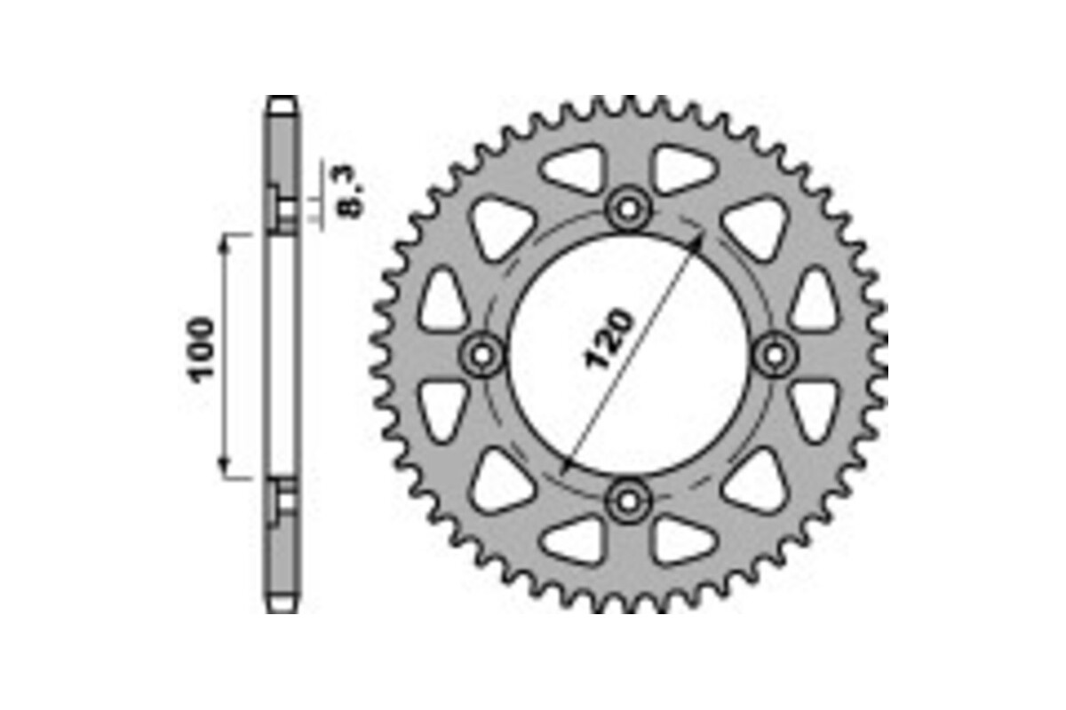 Couronne PBR acier standard 4453 - 420