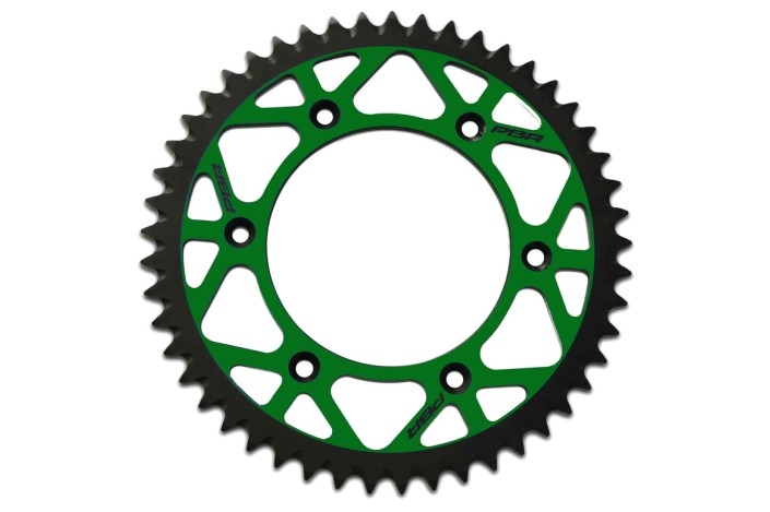 Couronne PBR Twin Color aluminium ultra-light anti-boue anodisé dur 489 - 520