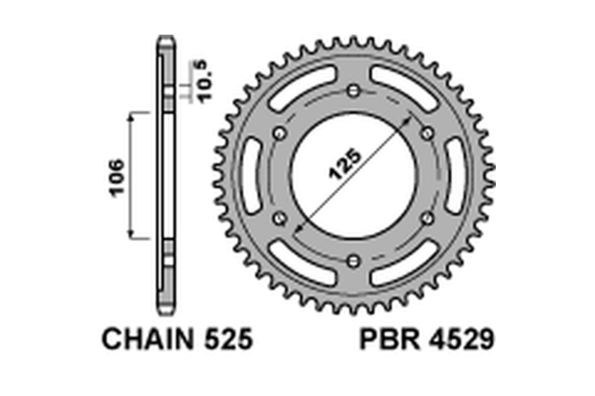Couronne PBR aluminium Ultra-Light 4529 - 525