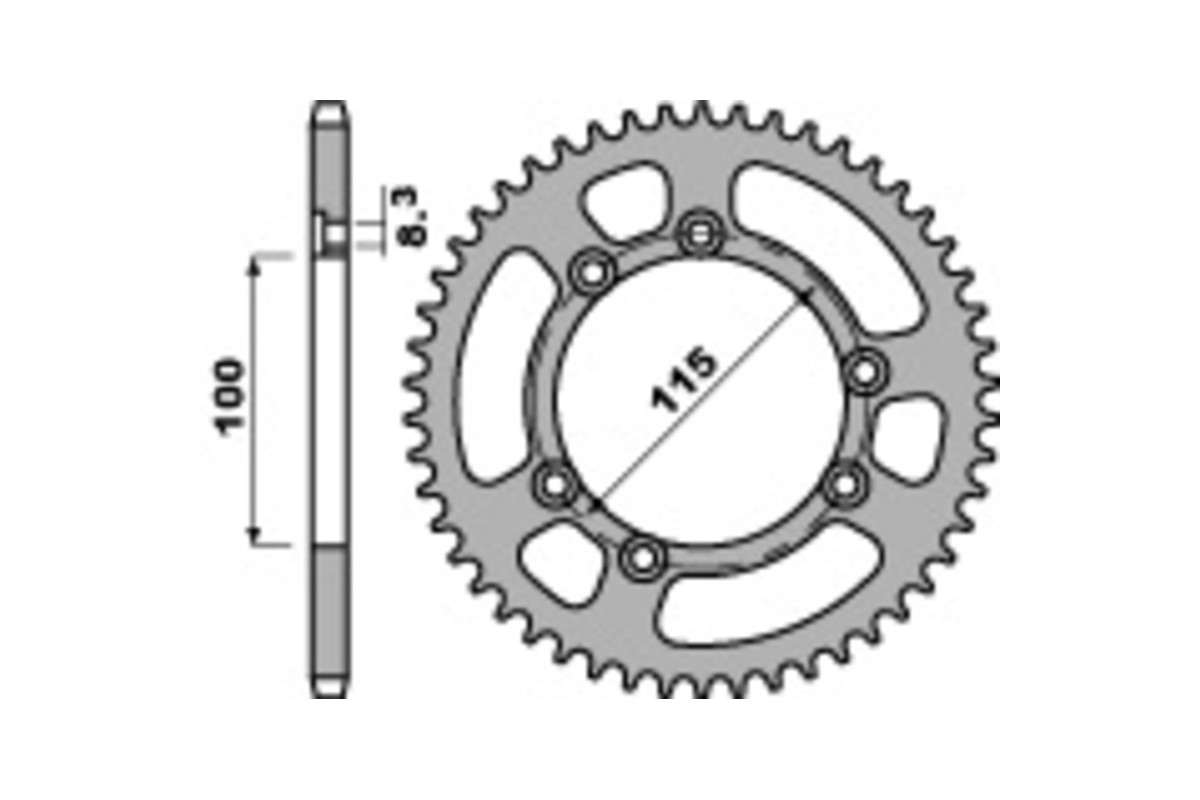 Couronne PBR aluminium Ultra-Light 4423 - 420