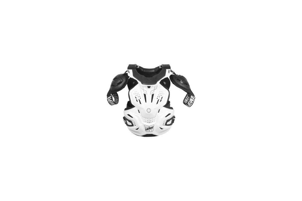 Pare-Pierre Fusion Vest 3.0 Blanc LEATT – Protection pilote moto | Leatt - Achat en ligne