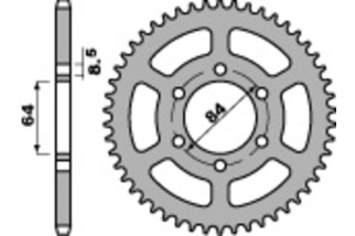 Couronne PBR acier C45 standard 809 - 428