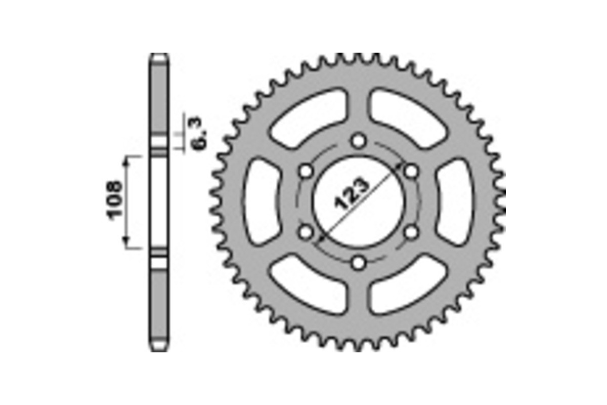 Couronne PBR acier standard 4412 - 420