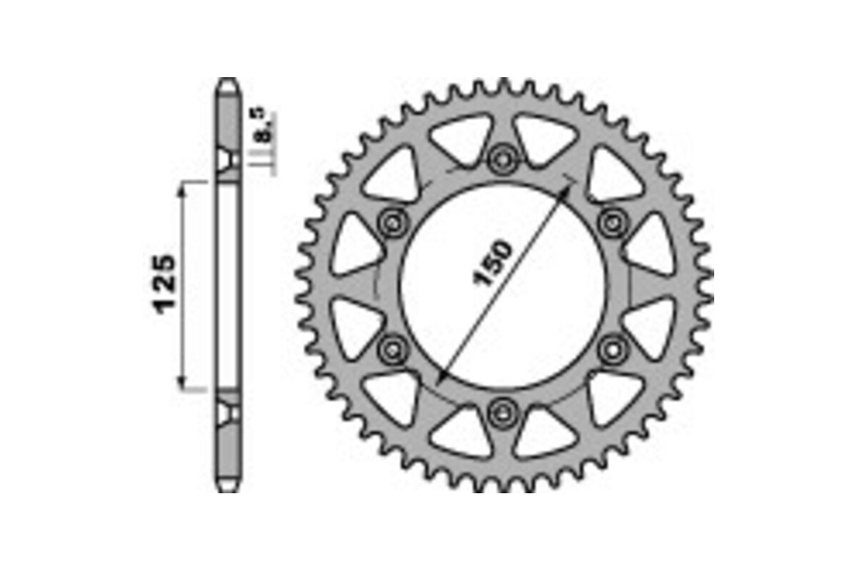 Couronne PBR aluminium Ultra-Light 899 - 520