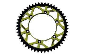 Couronne PBR Twin Color aluminium ultra-light anti-boue anodisé dur 808 - 520