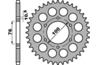 Couronne PBR acier C45 standard 816 - 530