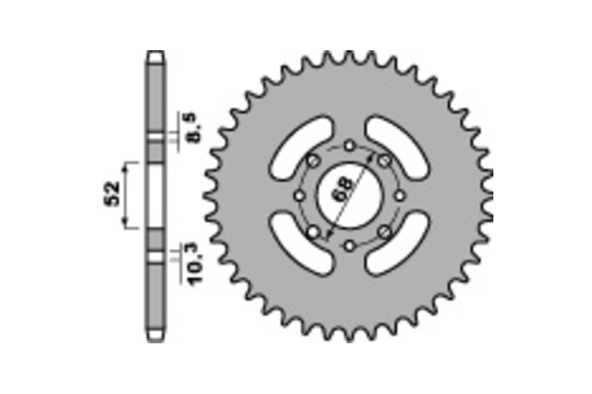 Couronne PBR acier standard 801 - 520