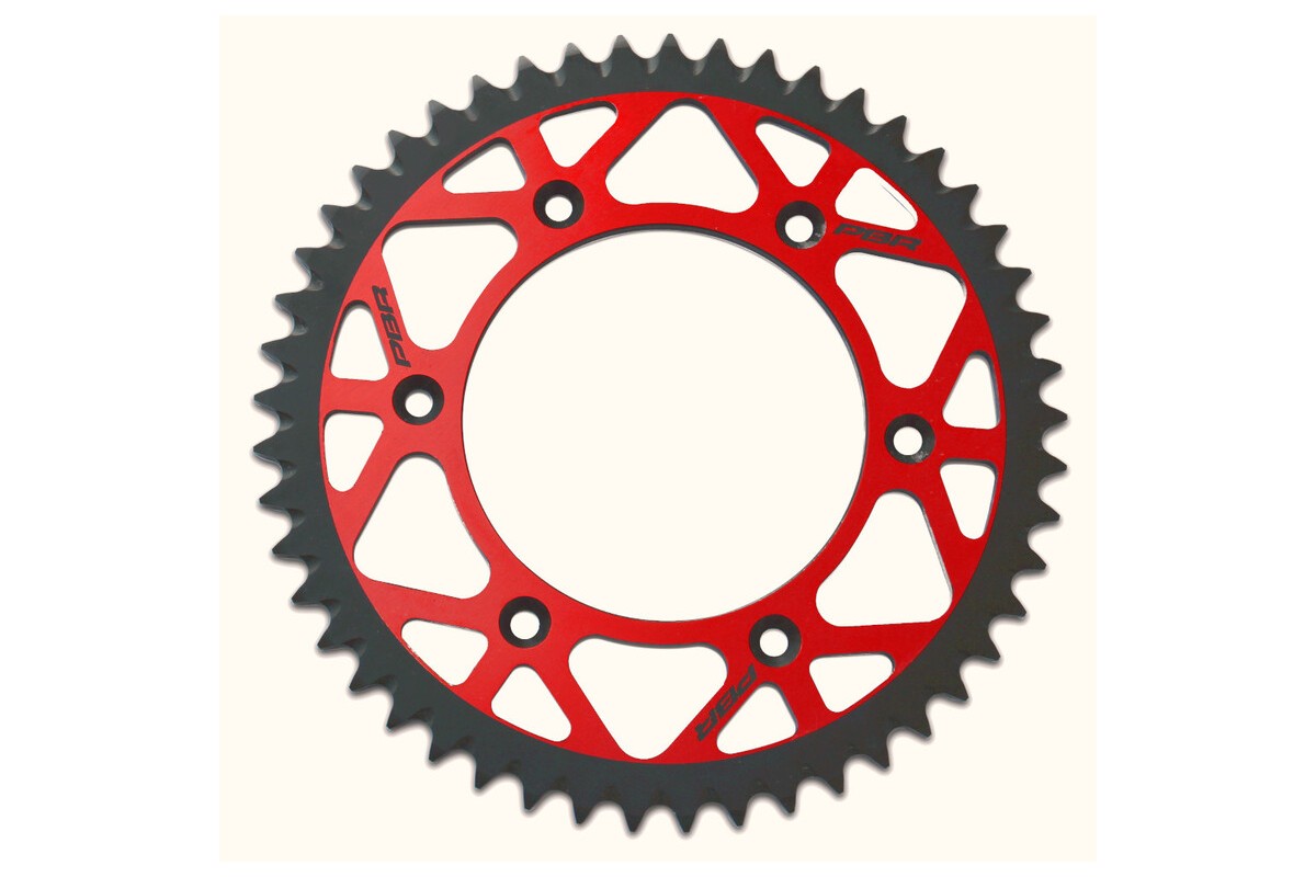 Couronne PBR Twin Color aluminium ultra-light anti-boue anodisé dur 899 - 520