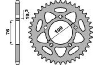 Couronne PBR aluminium Ultra-Light 4456 - 525