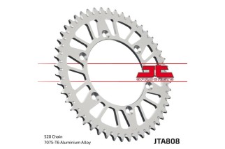 Couronne JT SPROCKETS aluminium ultra-light anti-boue 808 - 520