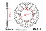 Couronne JT SPROCKETS aluminium Ultra-Light anti-boue 215 - 420